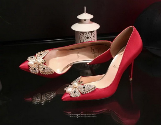 Christian Louboutin Shallow mouth stiletto heel Shoes Women--040